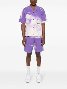 Stone Island Bermuda shorts met abstracte print - Beige