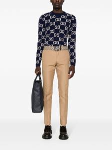 Gucci Pantalon met horsebit - Beige