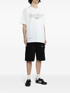izzue Shorts met logo-applicatie - Zwart