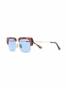 marnieyewear Marni Eyewear Zonnebril met schildpadschild design - Blauw