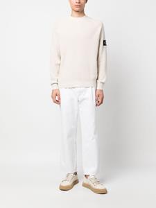 calvinklein Calvin Klein Trui met logopatch - Beige