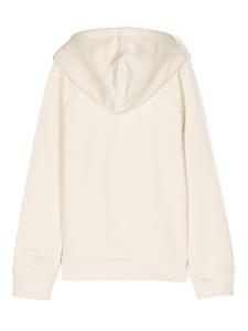 guccikids Gucci Kids Hoodie met logoprint - Beige