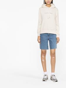 calvinklein Calvin Klein Hoodie met geborduurd logo - Beige