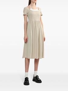 toutacoup tout a coup Gelaagde halterjurk - Beige