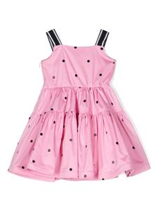 twinsetkids TWINSET Kids Midi-jurk met stippen - Roze