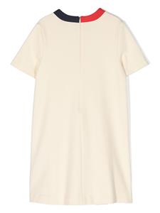 guccikids Gucci Kids Geplooide jurk - Beige