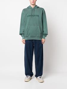 carharttwip Carhartt WIP Landon katoenen jeans met wijde pijpen - Blauw