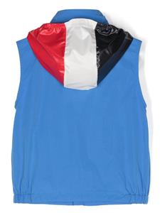 monclerenfant Moncler Enfant Zene gilet met logo applicatie - Blauw