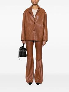 dorotheeschumacher Dorothee Schumacher Sleek Statemen leren broek - Bruin