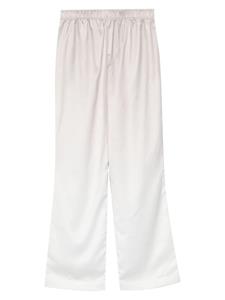 axelarigato Axel Arigato Cove mid waist flared broek met ombré - Beige