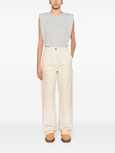 goldengoose Golden Goose High waist broek met wijde pijpen - Beige