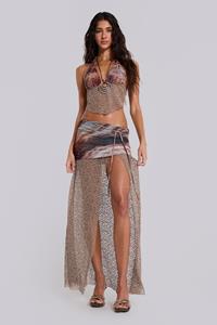 Jaded London Kumina Layered Maxi Skirt