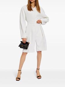 Jacquemus Geplooide shorts - Wit