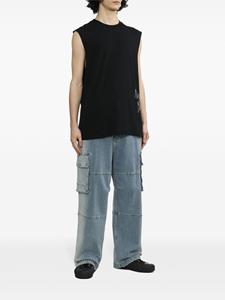izzue Spencer met grafische print - Zwart