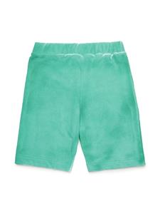 Nº21 Kids faded-effect cotton shorts - Groen