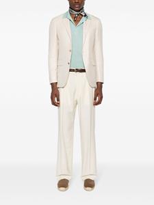 johnsmedley John Smedley Adrian fijngebreid poloshirt - Groen