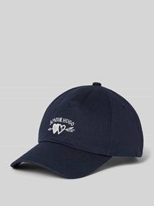 HUGO Baseball Cap Cara-PE mit kontrastfarbener Stickerei