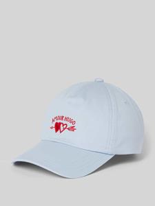 HUGO Baseball Cap Cara-PE mit kontrastfarbener Stickerei