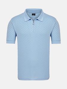WAM Denim Gonzsles Blue Polo Shirt-
