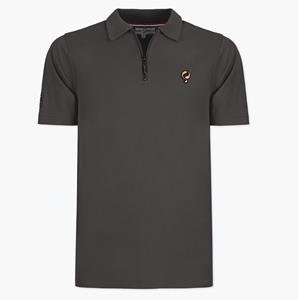 Quick-Q1905 Heren Polo Zuidland | Donkergrijs