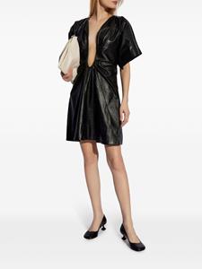 victoriabeckham Victoria Beckham Geplooide mini-jurk - Zwart
