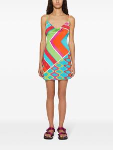 PUCCI Mini-jurk met Vivara-print - Oranje