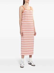 CHOCOOLATE Gestreepte midi-jurk - Roze