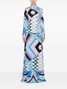 PUCCI Satijnen blouse - Blauw