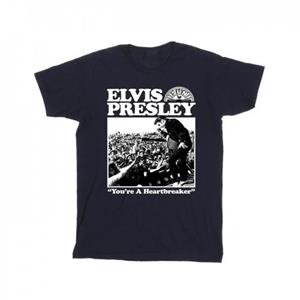 Elvis Girls A Heartbreaker katoenen T-shirt 12-13 zwart