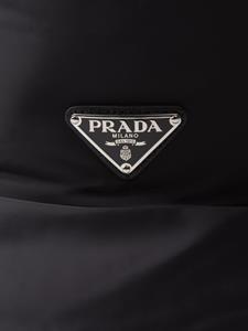 Prada logo-appliqué padded bucket hat - Zwart