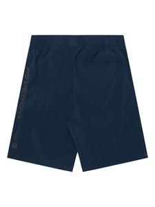 aapeby*abathingape AAPE BY *A BATHING APE Moonface shorts met logopatch - Blauw