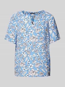Montego Blouse met bloemenmotief en V-hals