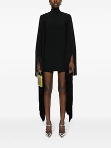 tallermarmo Taller Marmo Del Mar mini-jurk met franje - Zwart