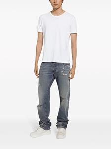 dolce&gabbana Dolce & Gabbana Gerafelde jeans - Blauw
