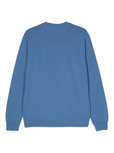 Sun 68 Sweater met geborduurd logo - Blauw