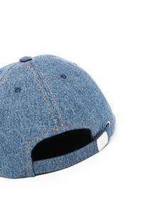 Lanvin Denim pet met logo-applicatie - Blauw