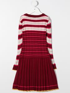 marnikids Marni Kids Jurk met plooirok - Rood
