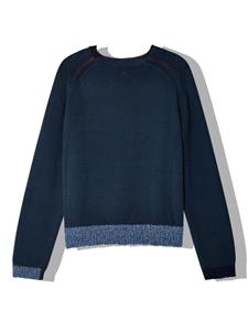 Eckhaus Latta Cinder long-sleeved jumper - Blauw