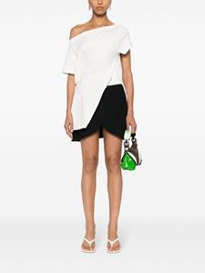 Courrèges Gewelfde mini-rok - Zwart