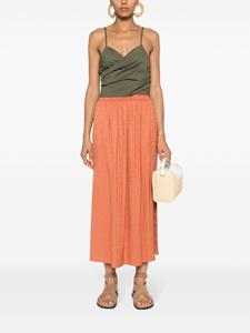 TWINSET Spijkerrok monogram jacquard - Oranje