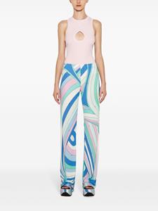 PUCCI Broek met logoprint - Blauw