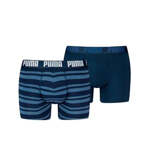 Puma Boxershorts Everyday Heritage Stripe 2-pack Denim-S