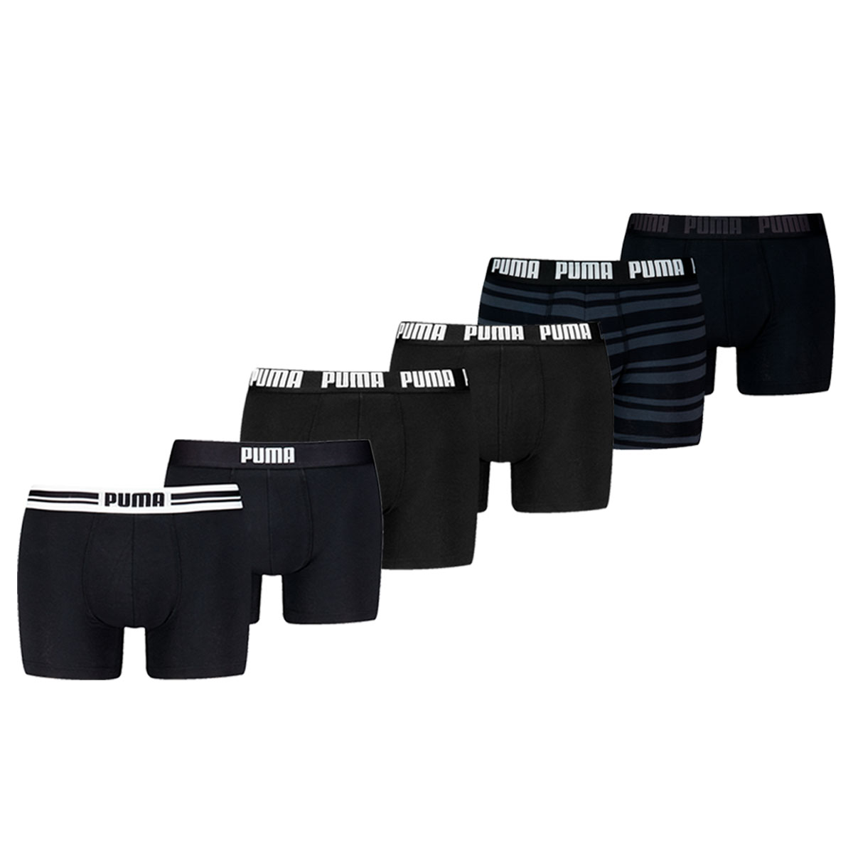 Puma Boxershorts 6-pack Black-XL