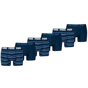 Puma Boxershorts Everyday Heritage Stripe 6-pack Denim-S