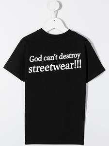 gcdskids Gcds Kids T-shirt met logoprint - Zwart
