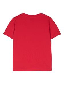 monclerenfant Moncler Enfant Katoenen T-shirt met logoprint - Rood