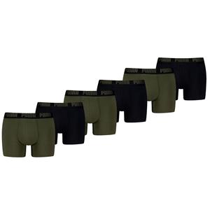 Puma Boxershorts Everyday Basic 6-pack Forest Night Tonal-S