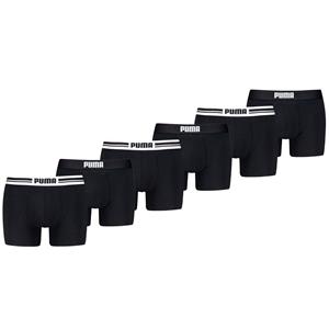 Puma Boxershorts Everyday Placed Logo 6-pack Black / Black-M