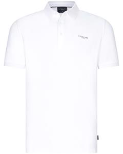 Cavallaro Napoli Cavallaro Bavegio Poloshirt Melange Wit