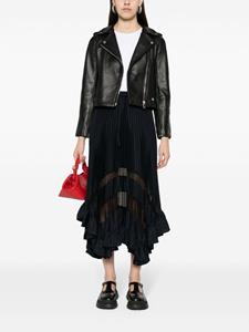 claudiepierlot Claudie Pierlot Midi-plooirok - Blauw